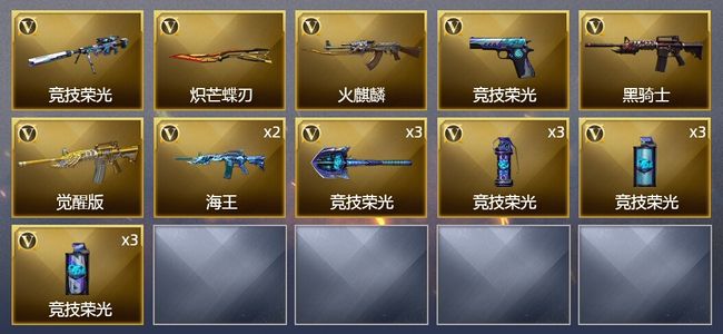 穿越火线（CF）20V武器 2皮肤 不可排位 新锐