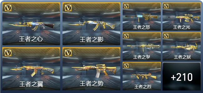 穿越火线：枪战王者V8 23王者武器 219英雄武器 6英雄角色 399万化 新锐