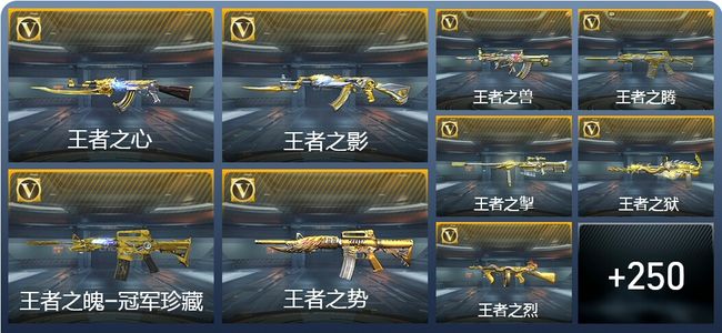 穿越火线：枪战王者29王者武器 259英雄武器 11英雄角色 447万化 枪神