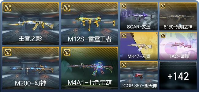 穿越火线：枪战王者V6 5王者武器 168英雄武器 3英雄角色 296万化 枪王SSS