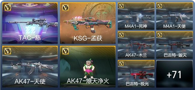 穿越火线：枪战王者V1 1王者武器 96英雄武器 1英雄角色 86万化 枪王SS