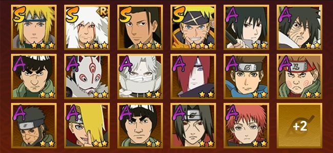 火影忍者V11 4S忍 15A忍 74忍 562S碎片 15通灵 200W战力 上忍