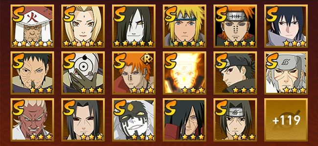 火影忍者V14 50S忍 87A忍 377忍 6932S碎片 34通灵 2000W战力 前50名 暗部