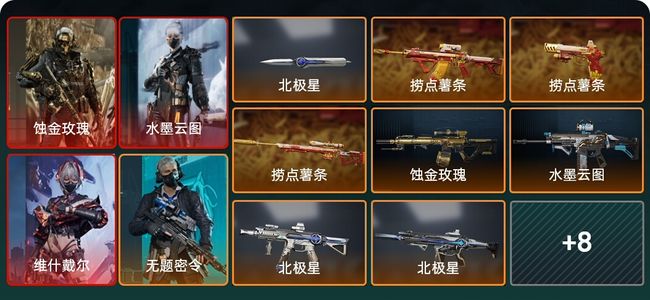 三角洲行动总资产38M 4干员外观 三角洲巅峰