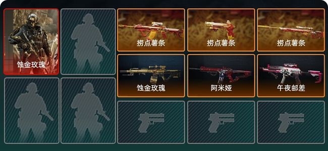 三角洲行动总资产128M 1干员外观 黄金