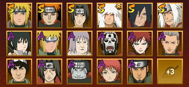 火影忍者V1 6S忍 14A忍 20忍 100W内战力 见习