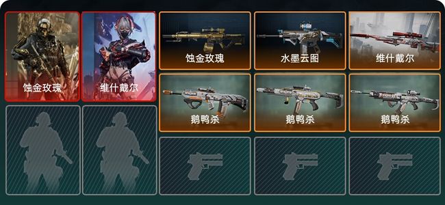 三角洲行动总资产105M 2干员外观 1传说近战 8传说枪械 钻石