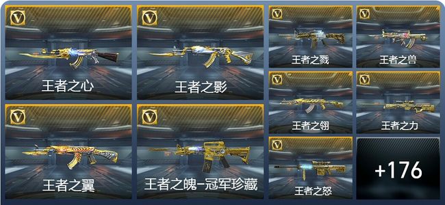 穿越火线：枪战王者V9 17王者武器 331英雄武器 新锐