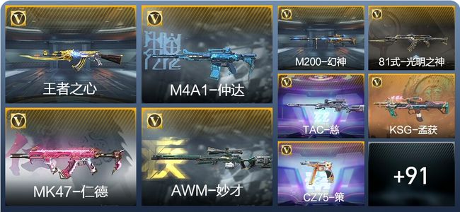 穿越火线：枪战王者V3 183英雄武器 新锐