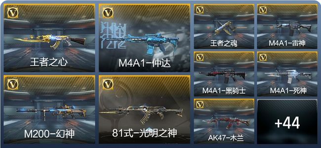 穿越火线：枪战王者V1 2王者武器 93英雄武器 新锐