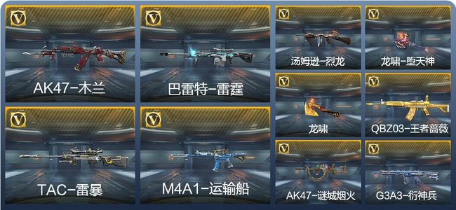 穿越火线：枪战王者V1 17英雄武器 新锐