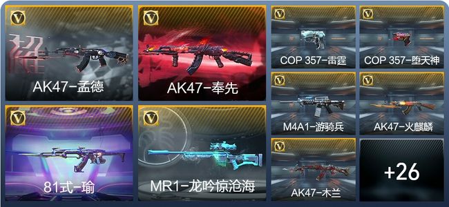 穿越火线：枪战王者V2 49英雄武器 新锐