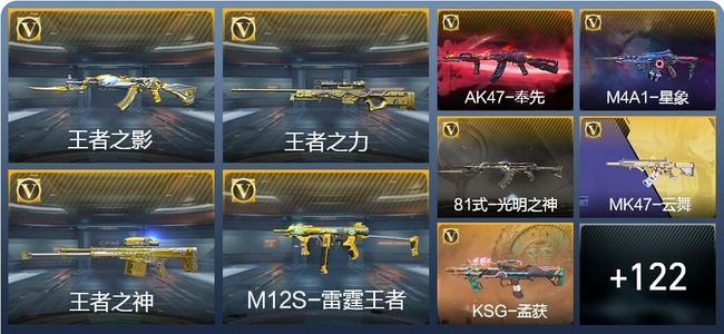 穿越火线：枪战王者V6 250英雄武器 新锐