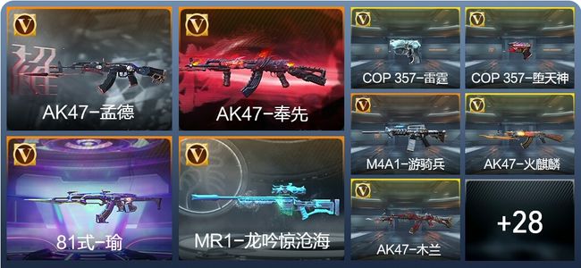 穿越火线：枪战王者V2 49英雄武器 新锐