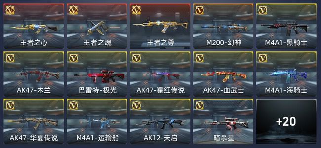 穿越火线：枪战王者V1 52英雄武器 新锐