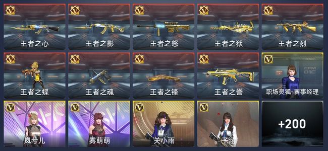 穿越火线：枪战王者V8 362英雄武器 新锐