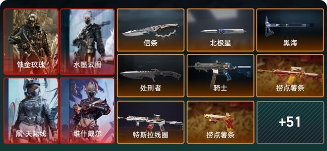 三角洲行动总资产69M 12干员外观 4传说近战 57传说枪械 黑鹰