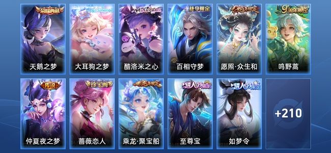 王者荣耀V7 1典藏 3传说 65史诗 223皮肤 至尊星耀IV