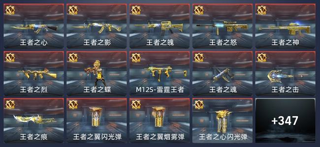 穿越火线：枪战王者V8 22王者 346英雄武器 15英雄角色 734万化 专家S