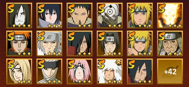 火影忍者V11 18S忍 41A忍 200忍 2686S碎片 21通灵 1000W战力 前1000名 中忍