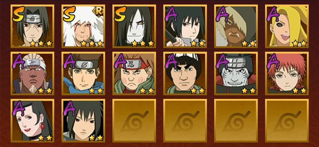 火影忍者V1 3S忍 11A忍 76忍 449S碎片 12通灵 300W战力 中忍