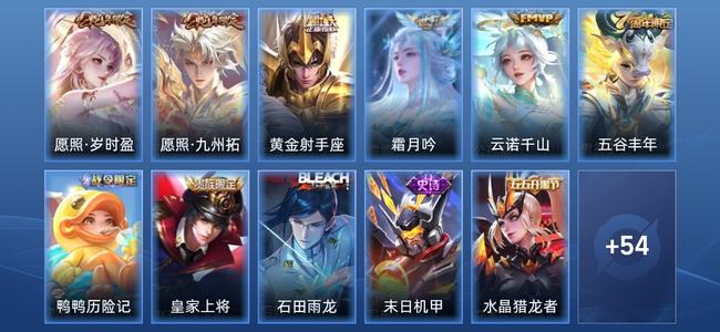 王者荣耀【苹果版】5传说 14史诗 65皮肤 尊贵铂金I