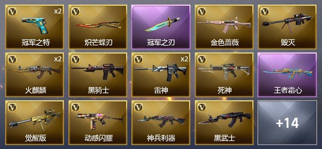 穿越火线（CF）4王者武器 28V武器 1V角色 12皮肤 可排位 宗师