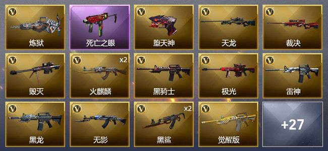 穿越火线（CF）59V武器 2V角色 12皮肤 可排位