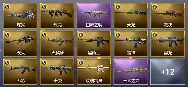 穿越火线（CF）3王者武器 可排位