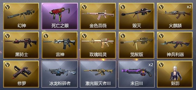 穿越火线（CF）11V武器 1V角色 15皮肤 可排位 专家