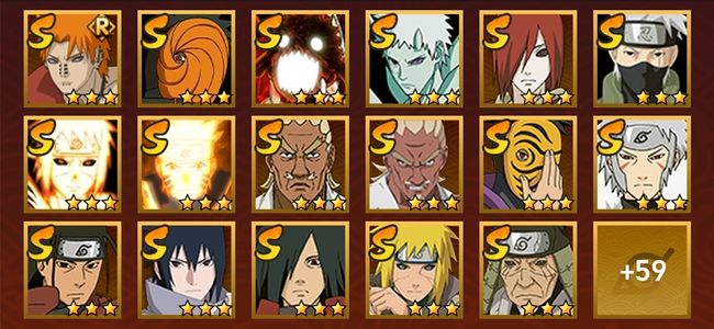 火影忍者V12 26S忍 50A忍 224忍 3437S碎片 20通灵 1000W战力 前500名 上忍