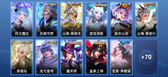 王者荣耀V6 1无双 3传说 21史诗 82皮肤 非凡王者