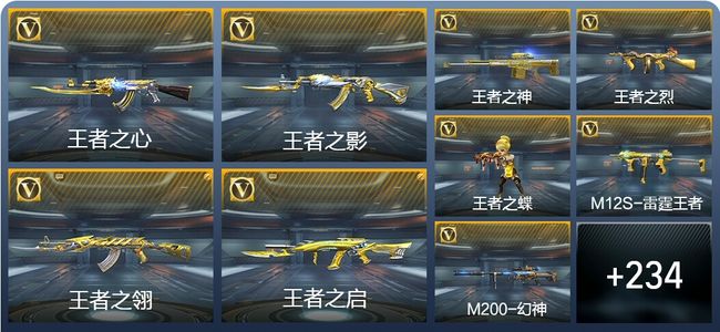 穿越火线：枪战王者V7 23王者武器 243英雄武器 6英雄角色 436万化 专家S