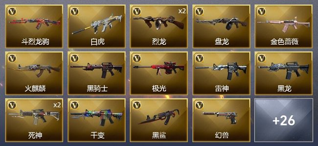 穿越火线（CF）5王者武器 35V武器 4V角色 7皮肤 可排位 新锐