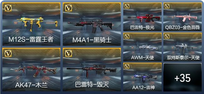 穿越火线：枪战王者1王者武器 45英雄武器 1英雄角色 51万化 枪王