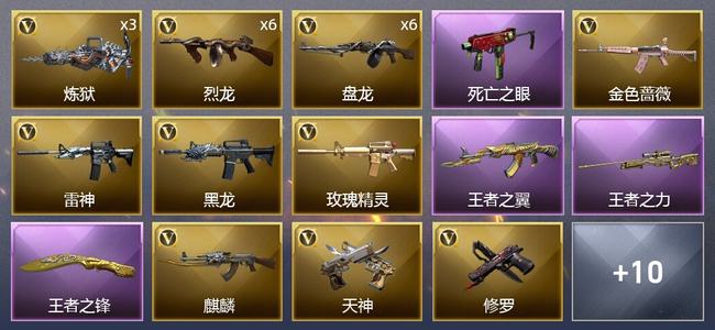 穿越火线（CF）3王者武器 26V武器 3V角色 3皮肤 不可排位 专家