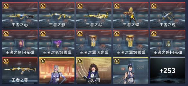 穿越火线：枪战王者V6 11王者 259英雄武器 8英雄角色 410万化 枪皇SS