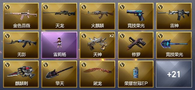 穿越火线（CF）29V武器 1V角色 8皮肤 可排位 枪王