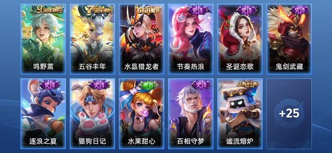 王者荣耀1传说 9史诗 36皮肤 至尊星耀V