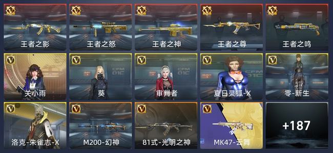 穿越火线：枪战王者V5 5王者 195英雄武器 6英雄角色 318万化 新锐