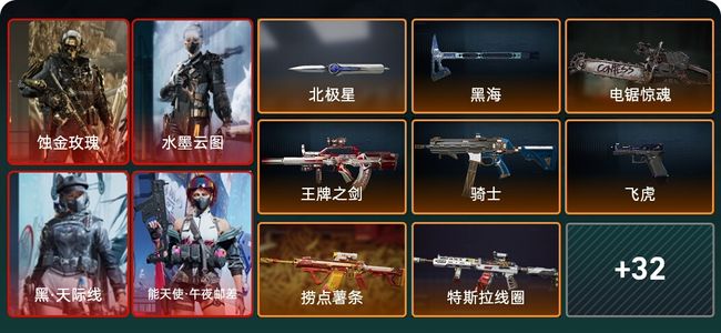 三角洲行动总资产255.2M 9干员外观 3传说近战 37传说枪械 黑鹰