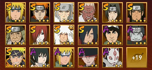 火影忍者V9 11S忍 25A忍 121忍 1239S碎片 15通灵 300W战力 中忍