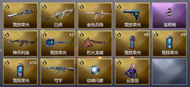 穿越火线（CF）37V武器 1V角色 2皮肤 可排位 新锐