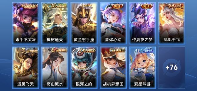 王者荣耀V3 1典藏 4传说 24史诗 88皮肤 尊贵铂金IV