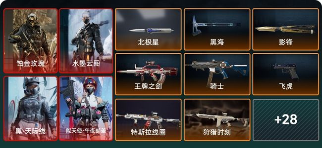 三角洲行动总资产295M 9干员外观 3传说近战 33传说枪械 钻石