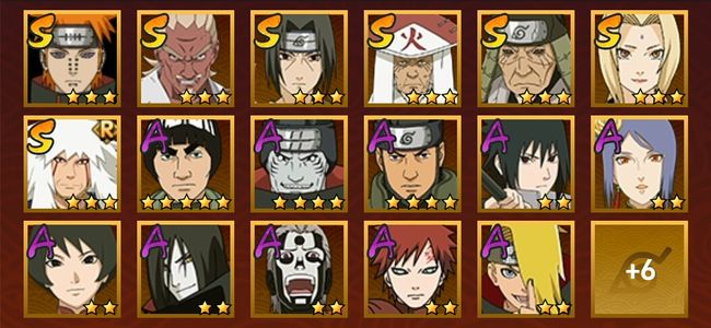 火影忍者V10 7S忍 16A忍 104忍 979S碎片 15通灵 600W战力 前500名 上忍