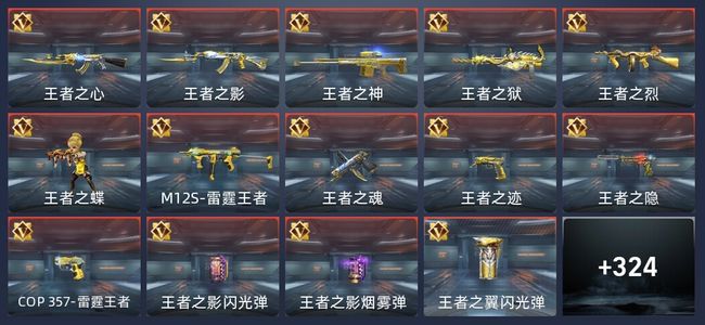 穿越火线：枪战王者V6 31王者 322英雄武器 16英雄角色 502万化 大师