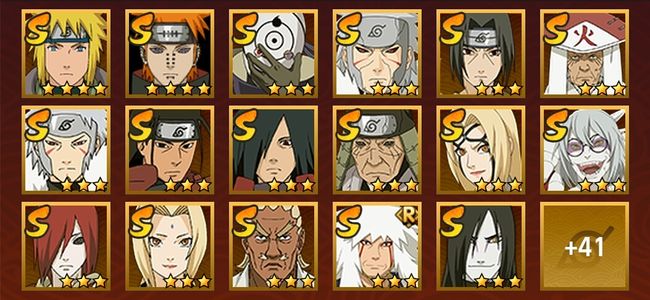 火影忍者V5 18S忍 40A忍 198忍 2765S碎片 18通灵 900W战力 暗部