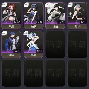 鸣潮【47级】纯星声7.6万抽满命角色清宵