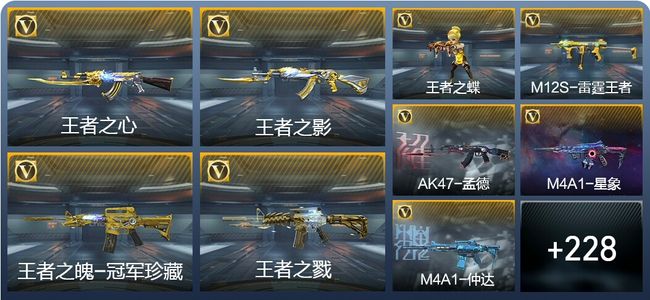 穿越火线：枪战王者15王者武器 237英雄武器 8英雄角色 441万化 枪皇S